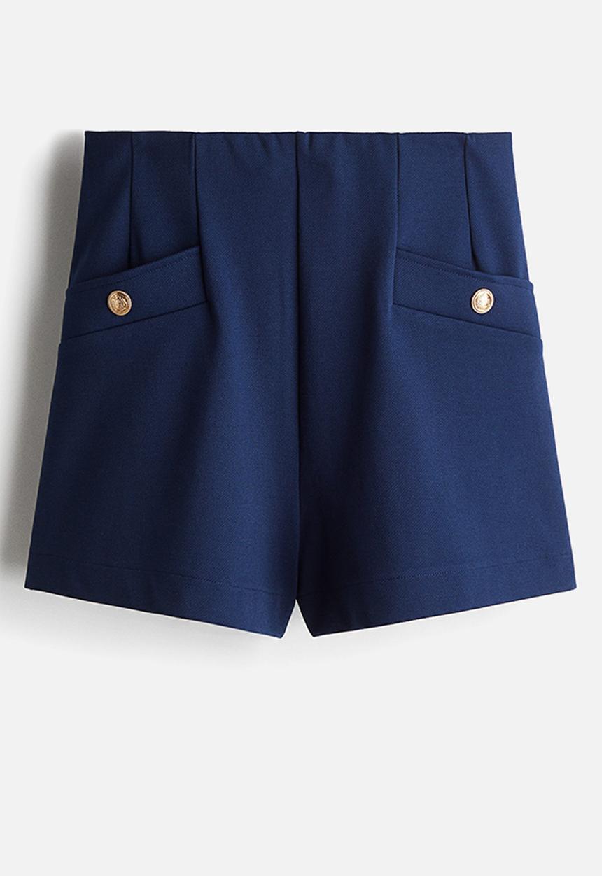 H&M - Interlock shorts - navy blue