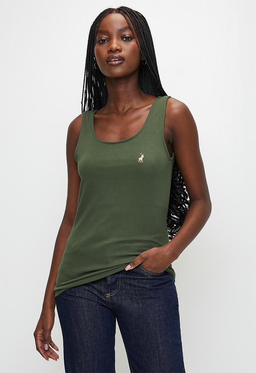 POLO - Wmn Emma s/l Soft Tank - Olive