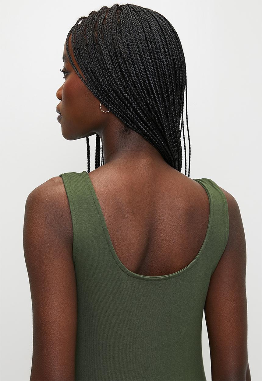 POLO - Wmn Emma s/l Soft Tank - Olive