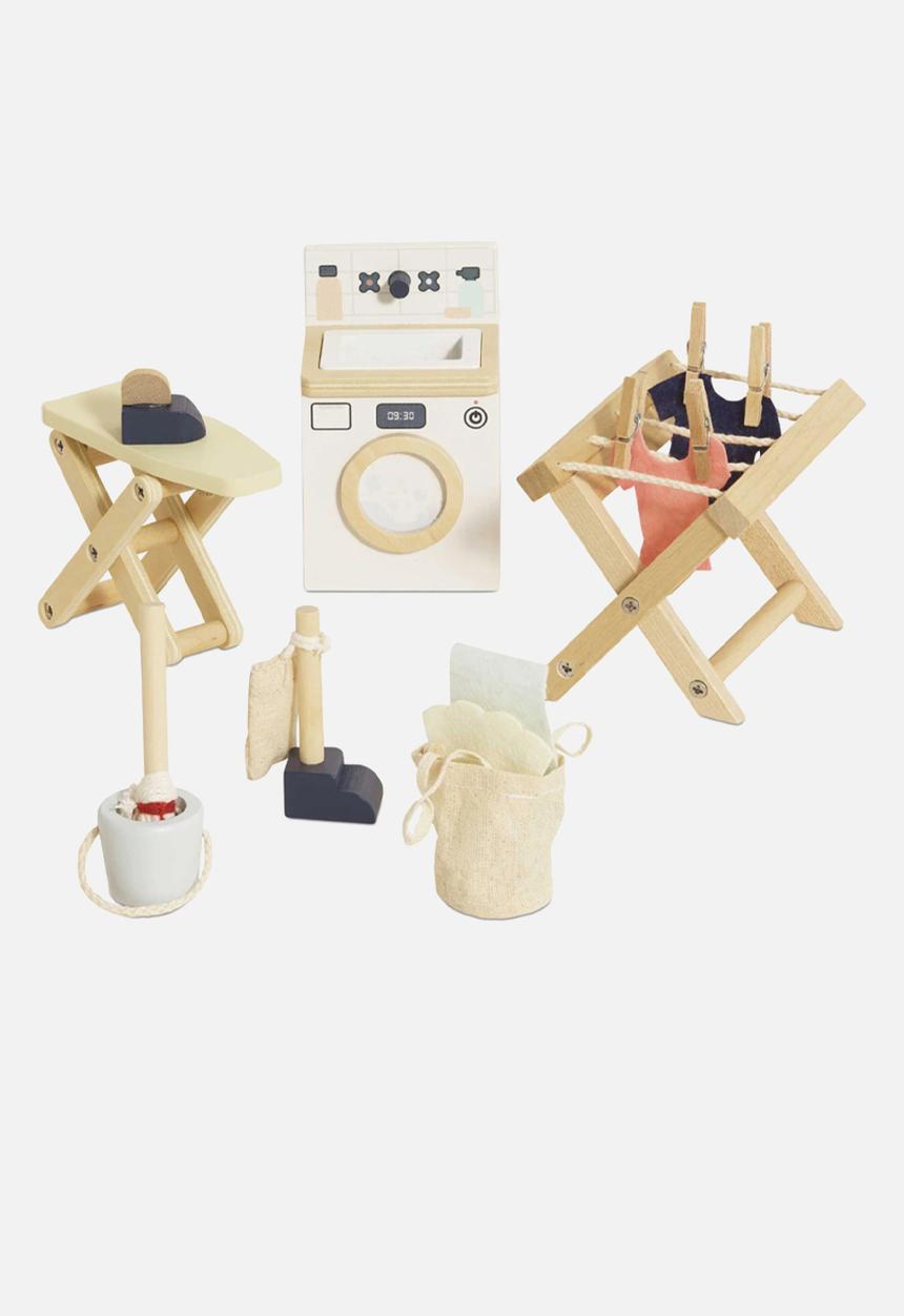 Le Toy Van - 16 Pcs Laundry Room - off white