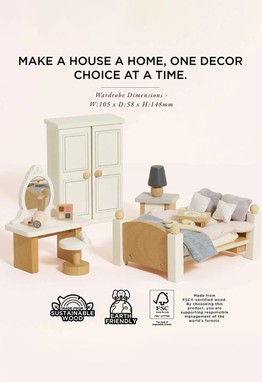 Le Toy Van - 19 Pcs Bedroom furniture - multi