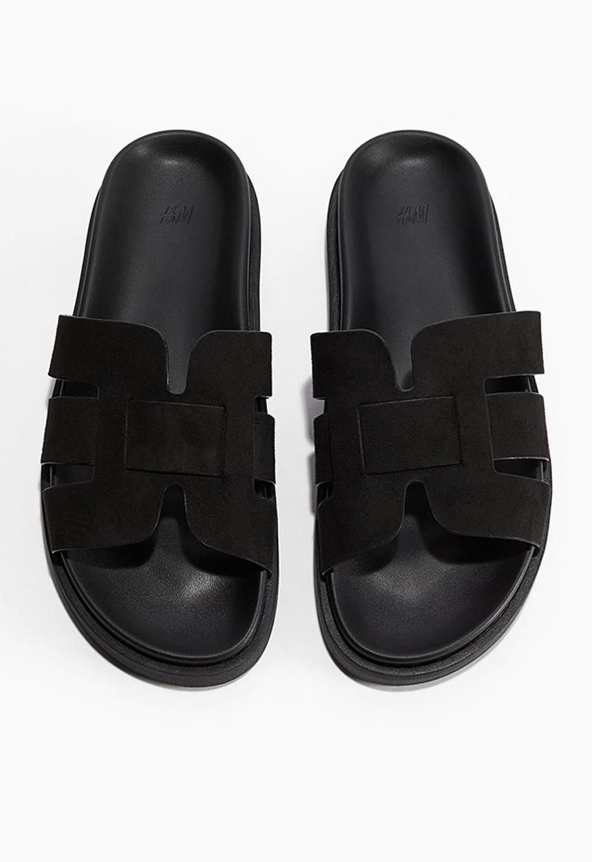 H&M - Sandals - black