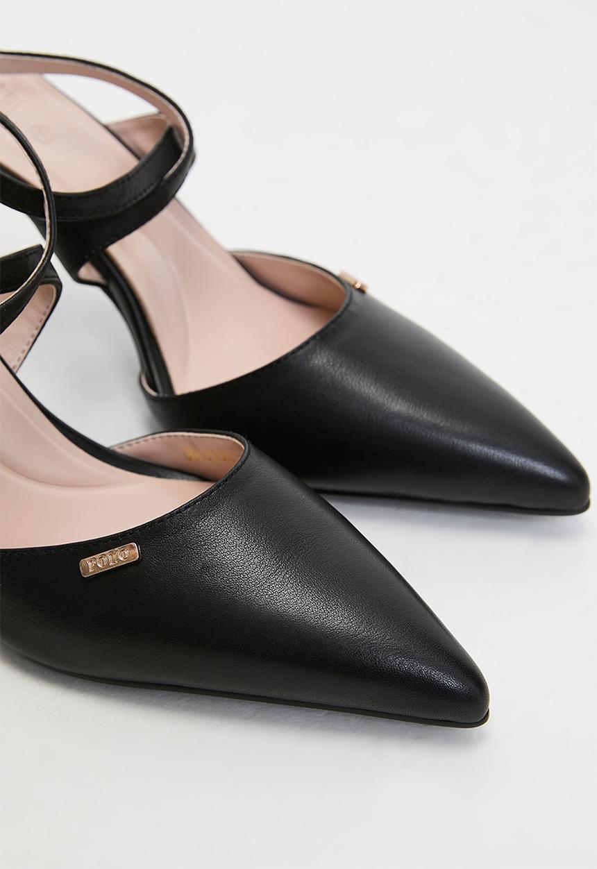 POLO - Classic slingback - black