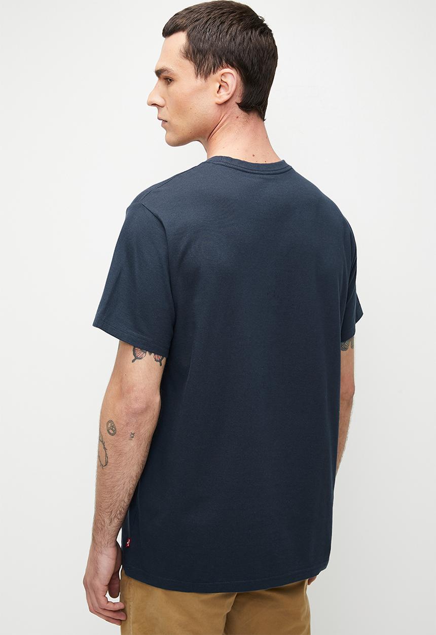Ss Relaxed Fit Tee - Ls&Co Prep Script Navy Blazer Graphic