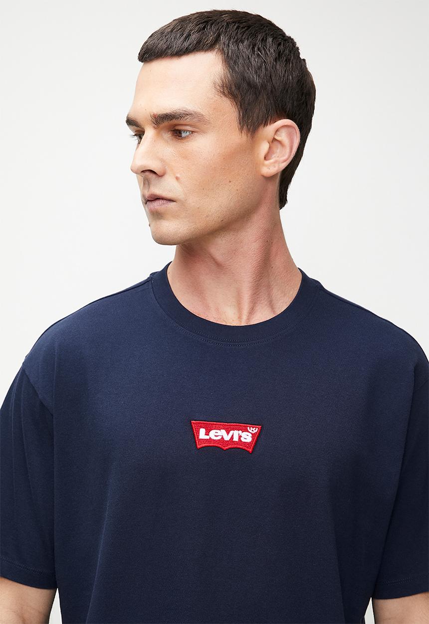 Levi’s® - Vintage Fit Graphic Tee - Bi Badge Bw 3 Navy Blazer Graphic