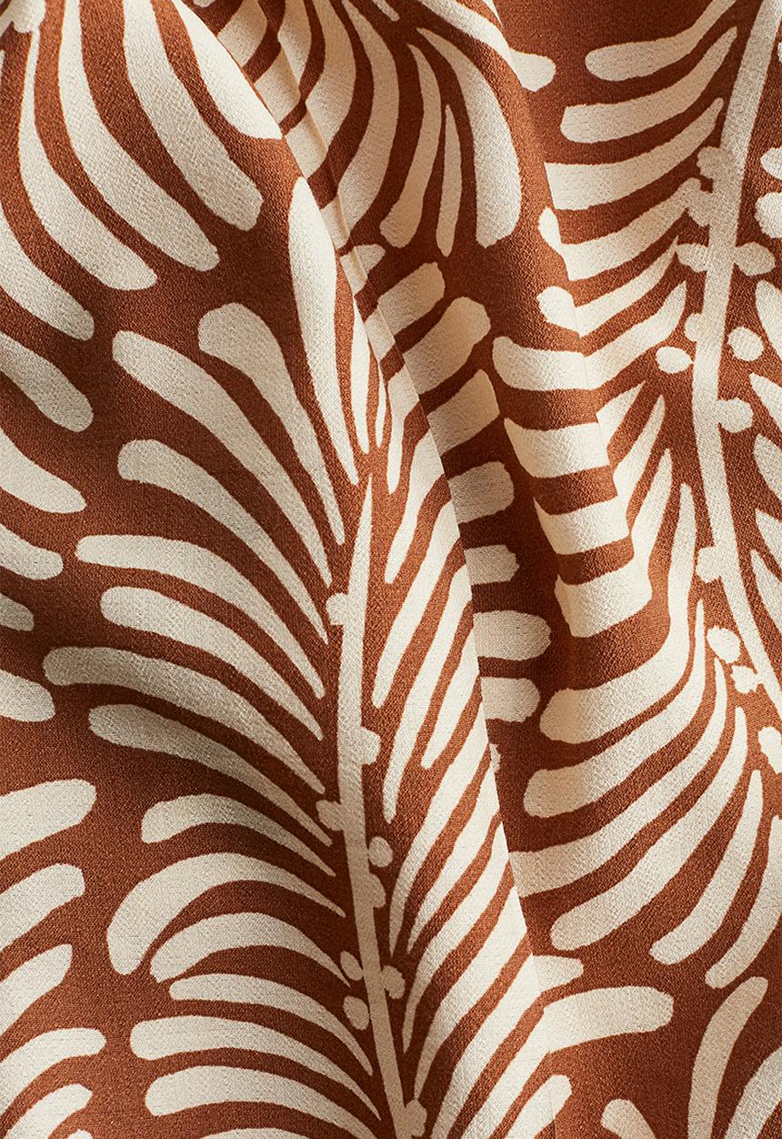 H&M - Wide trousers - brown patterned