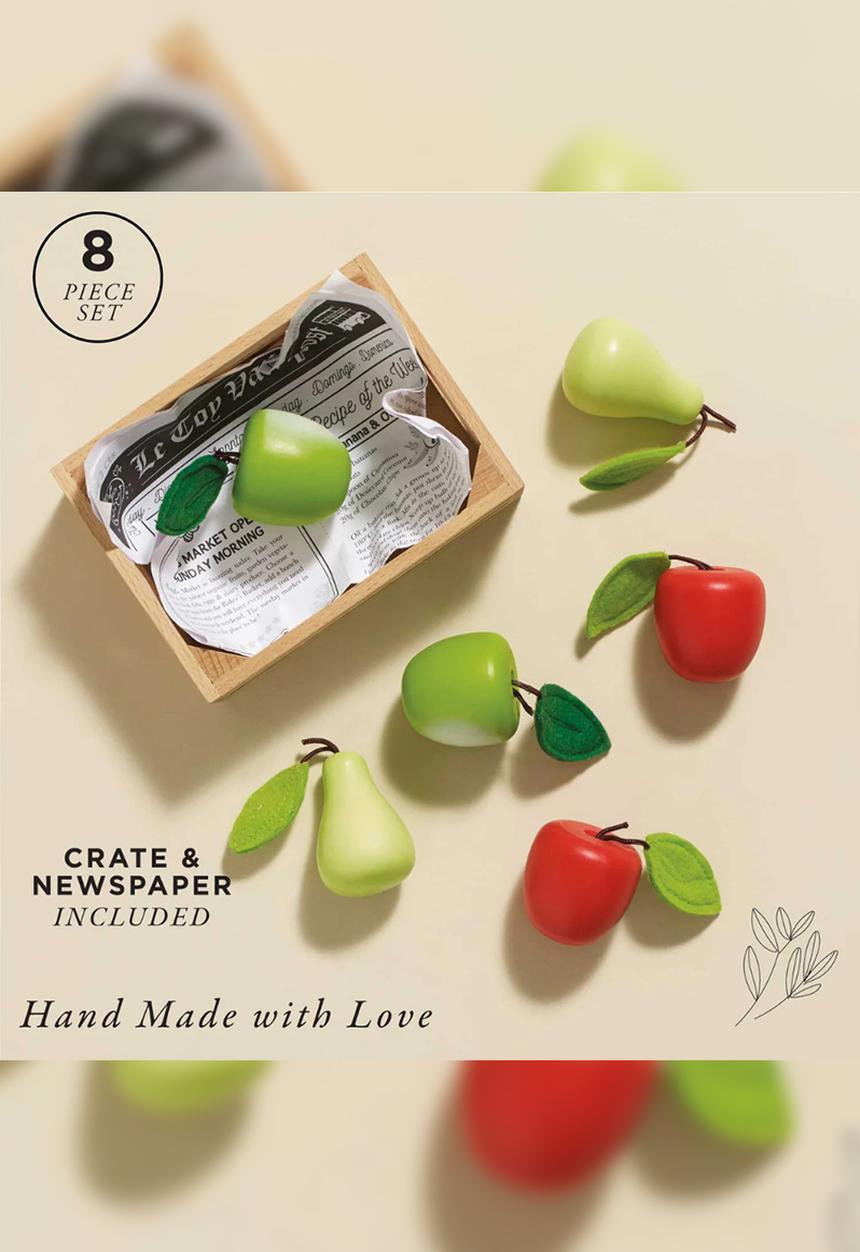 Le Toy Van - 8Pcs Orchard Fruits  Crate - multi