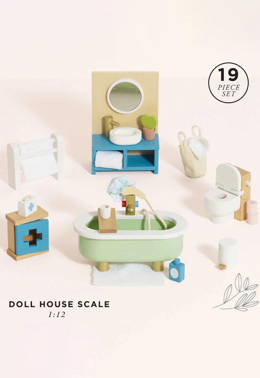Le Toy Van - 19 Pc bathroom furniture - multi
