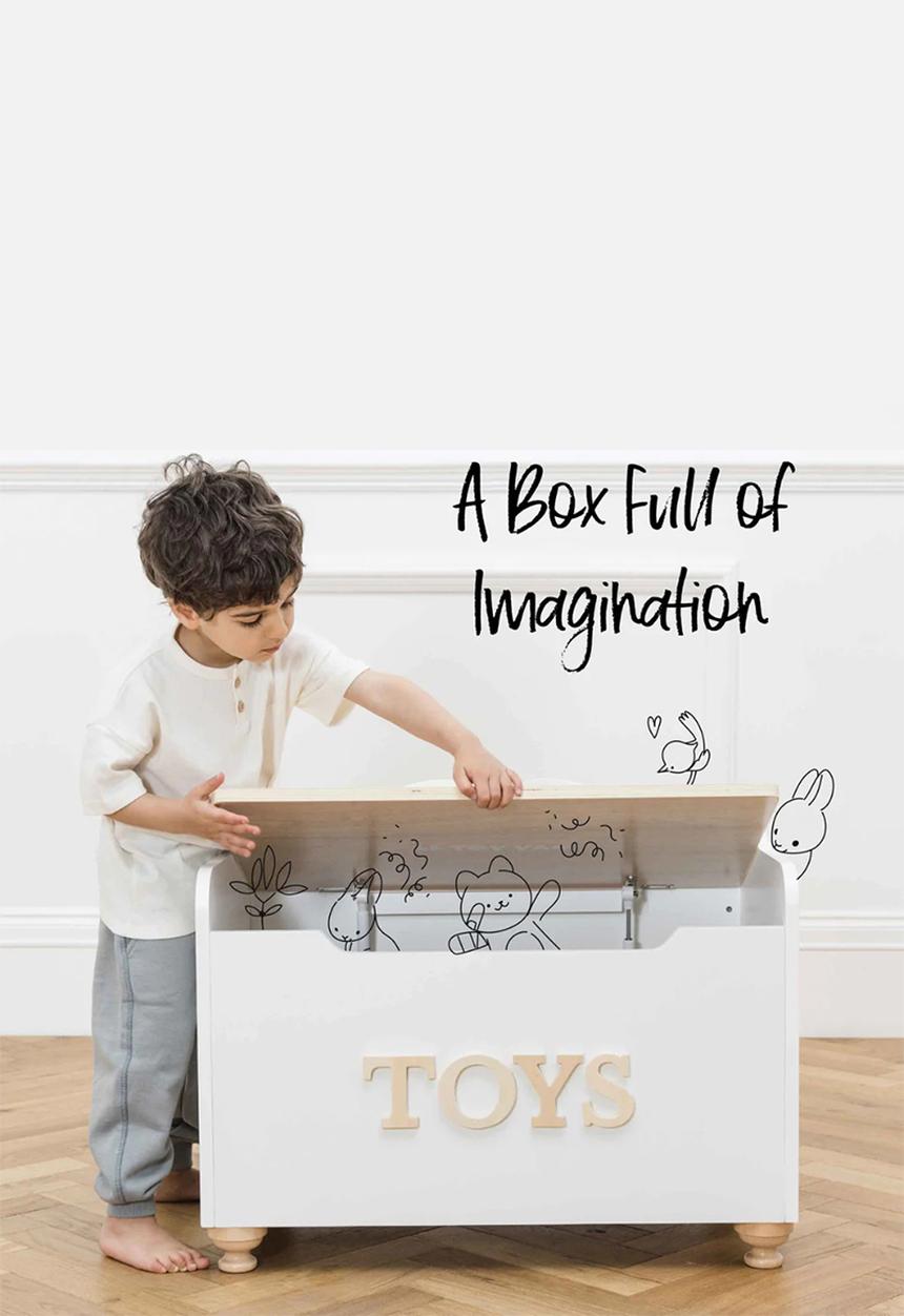 Le Toy Van - Classic Wooden Toy Chest - multi
