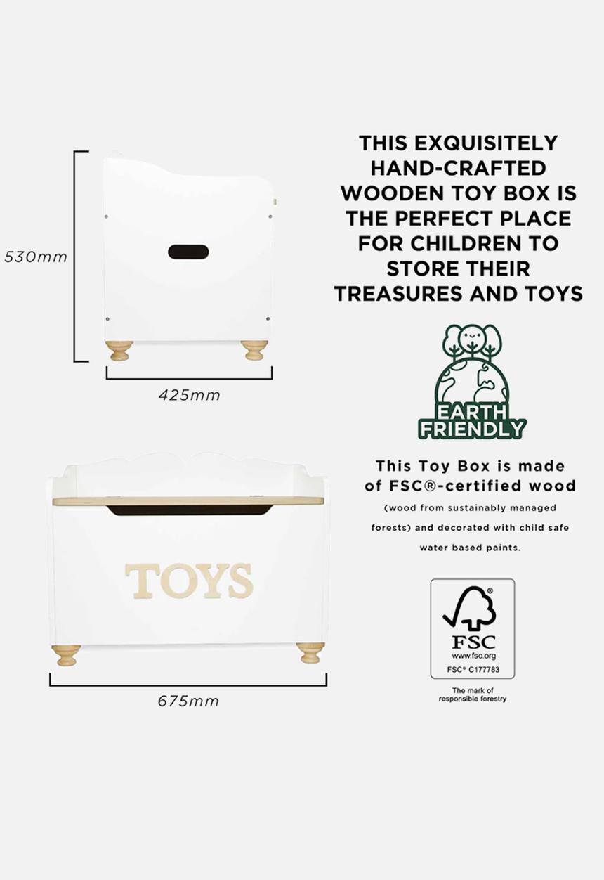 Le Toy Van - Classic Wooden Toy Chest - multi