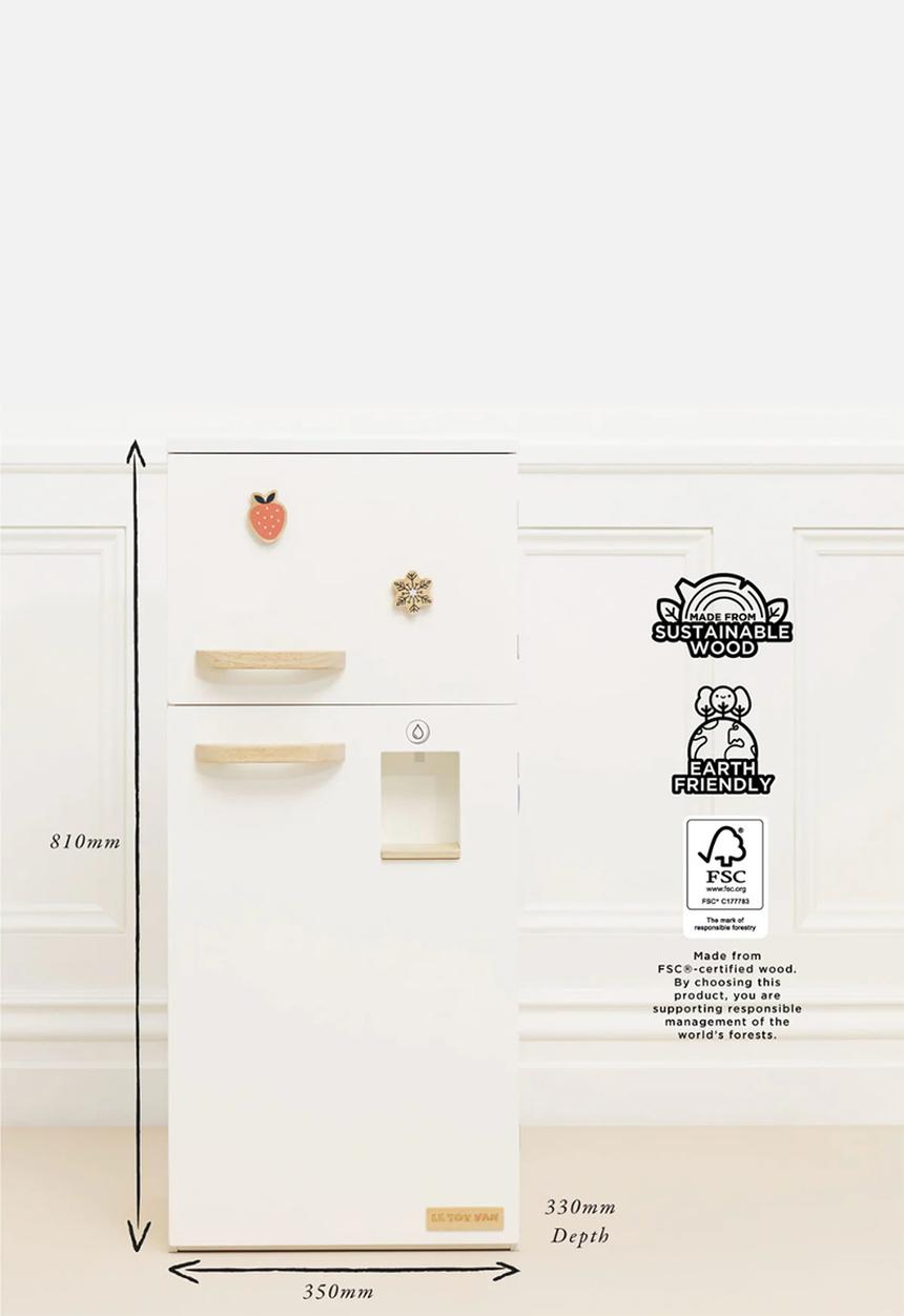 Le Toy Van - 10pcs Freestanding Fridge Freezer - multi