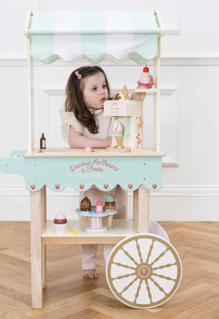 Le Toy Van - Ice Cream Trolley Market Stall - multi