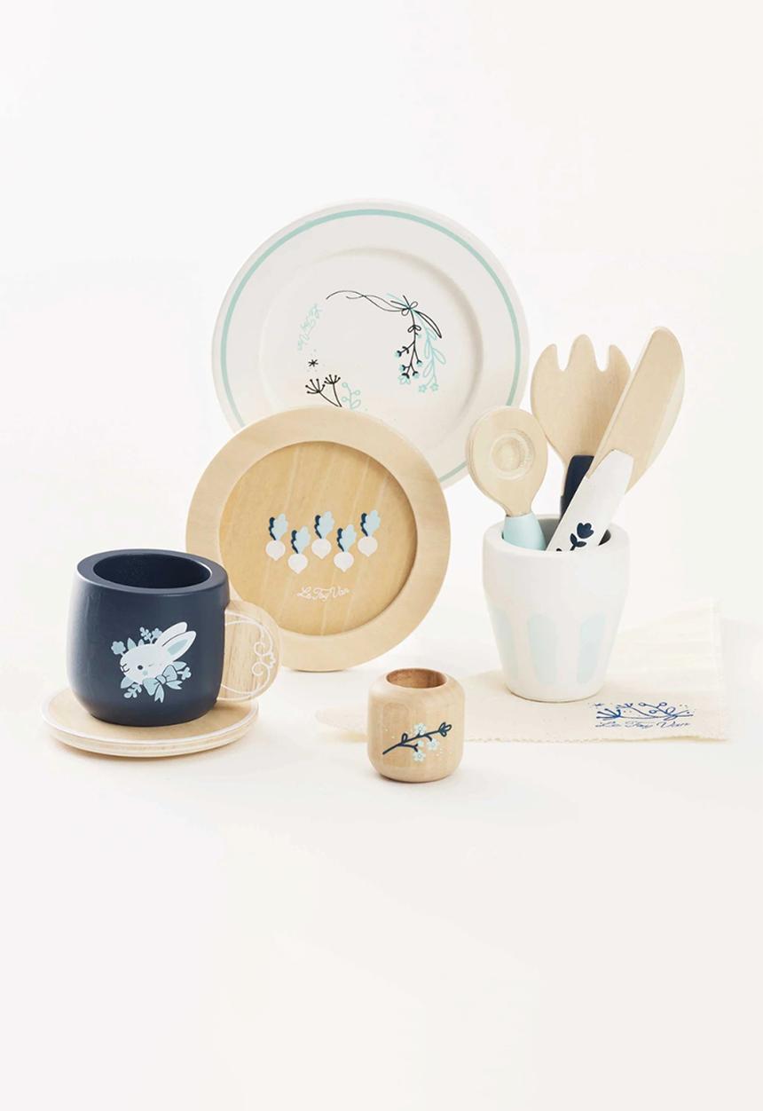 Le Toy Van - 10Pcs  Cutlery & Dinner Set - multi
