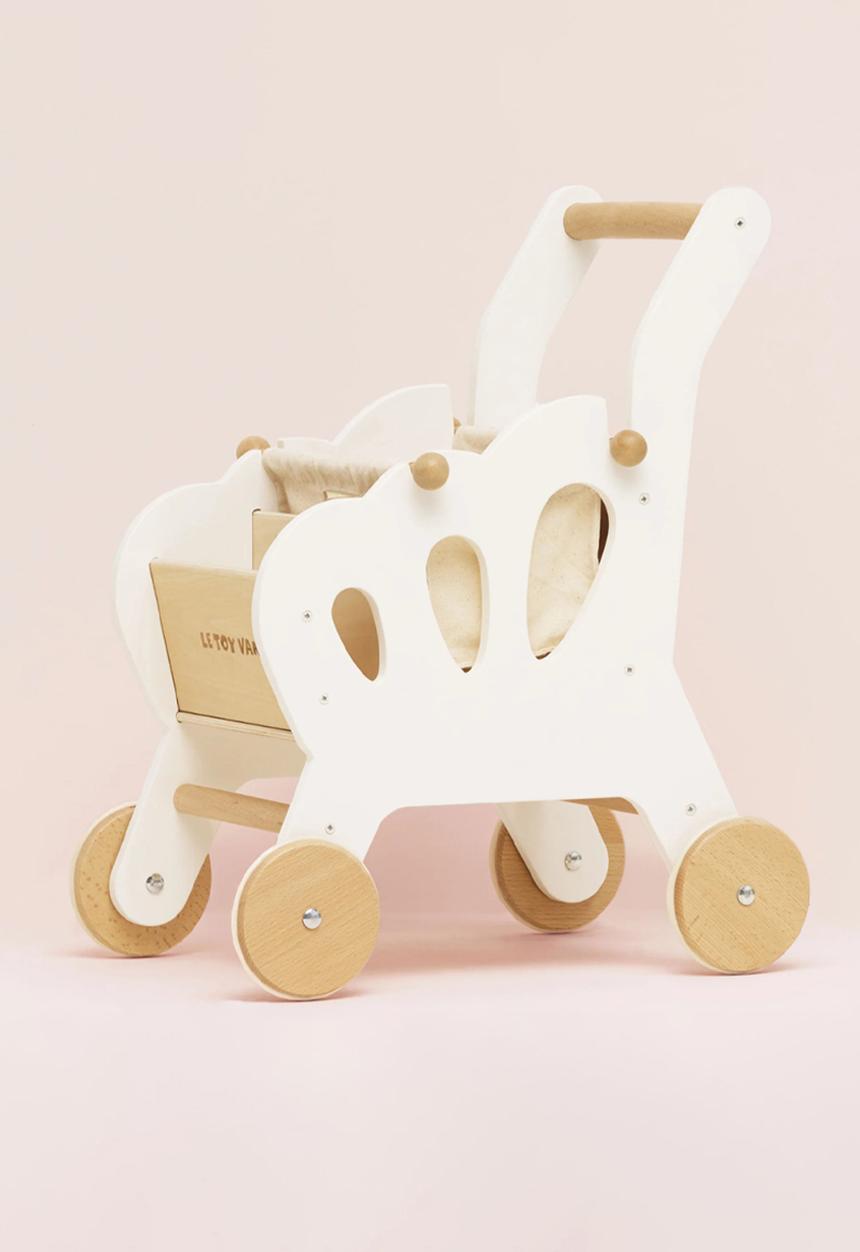 Le Toy Van - Wooden Shopping Grocery Trolley & Bag