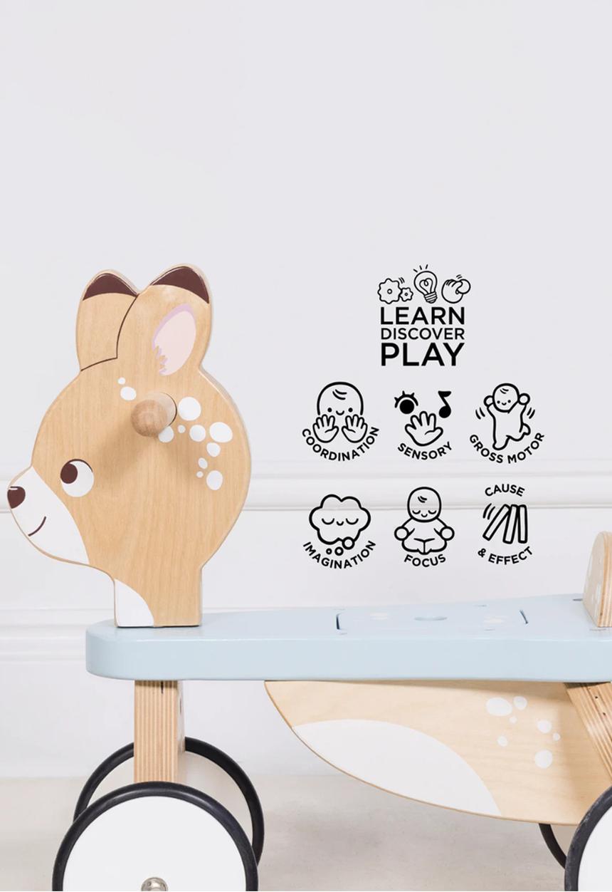 Le Toy Van - Woodland Ride-On Deer -multi