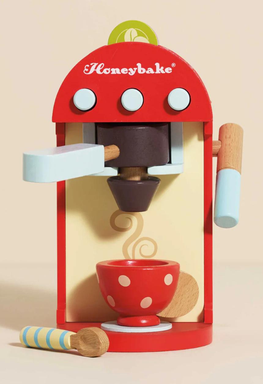 Le Toy Van - 9Pcs  Coffee Machine & Pods - multi