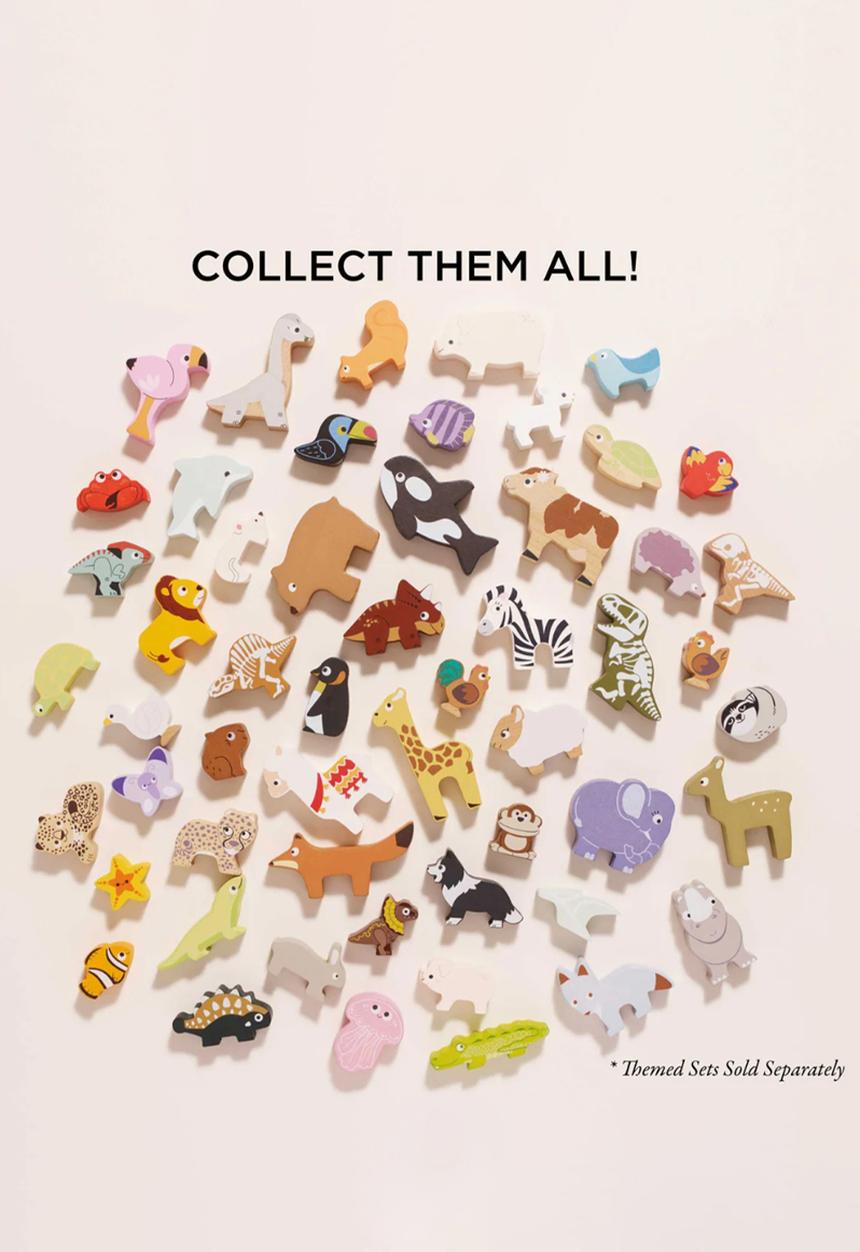 Le Toy Van - 10Pcs Andes Stacking Animals & Bag - multi
