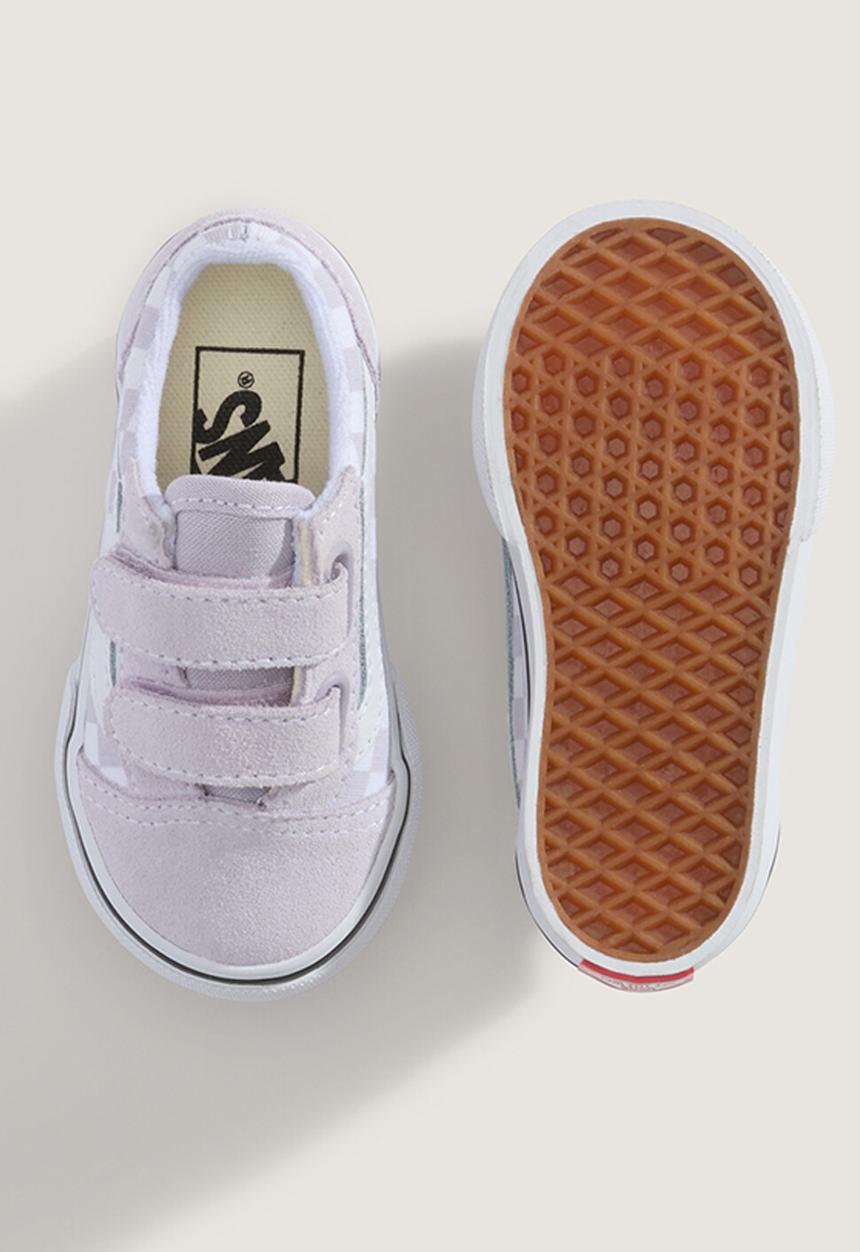 Vans - Old Skool V-Emy - Color Theory Checkerboard Lilac Mist