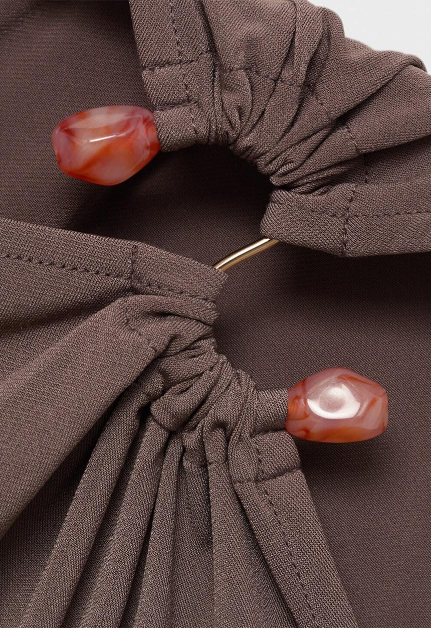 MANGO - Top Petri - Light/Pastel Brown