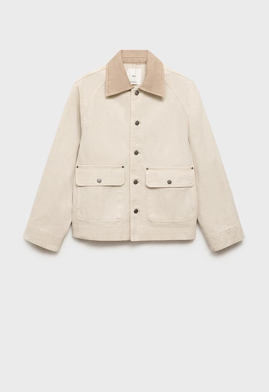 MANGO - Jacket Newrio - Light Beige
