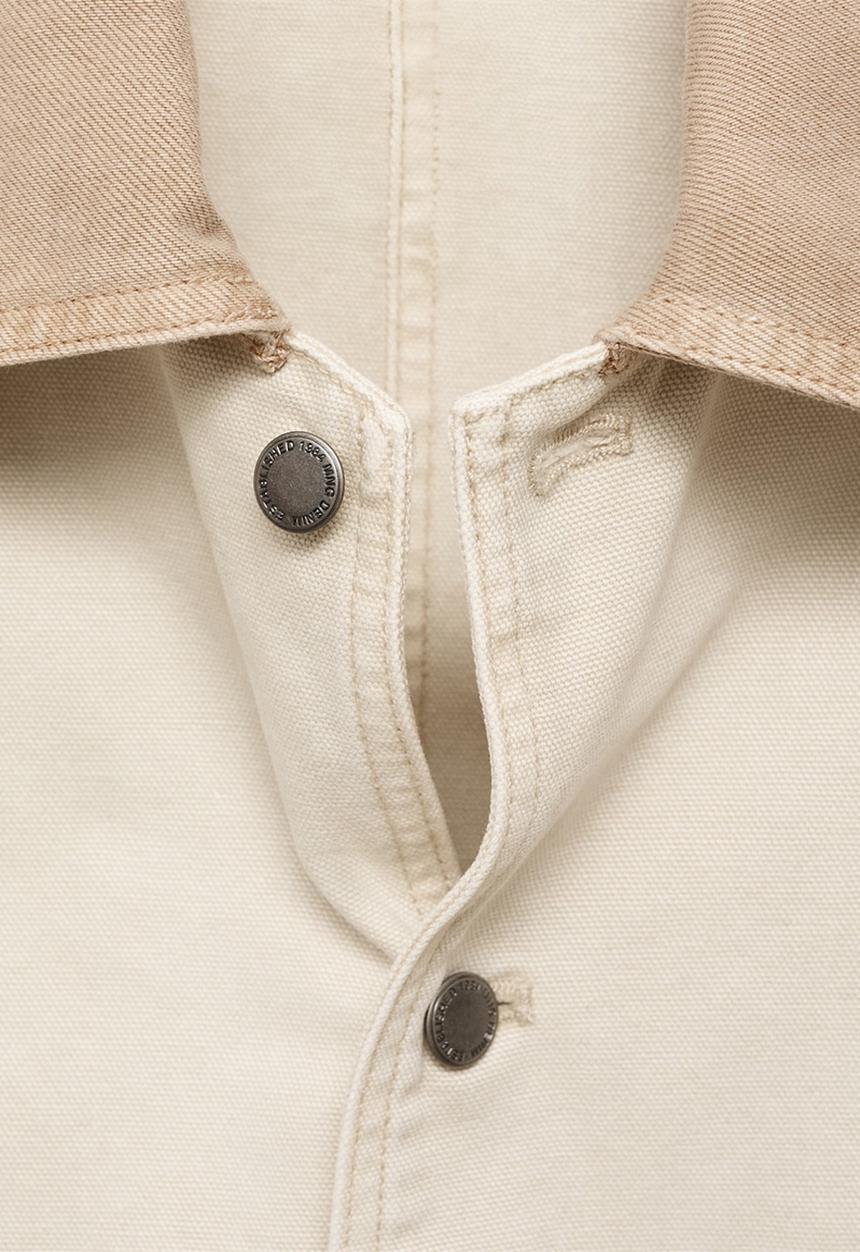MANGO - Jacket Newrio - Light Beige