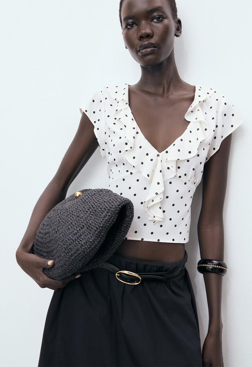 MANGO - Blouse Kendal - Natural