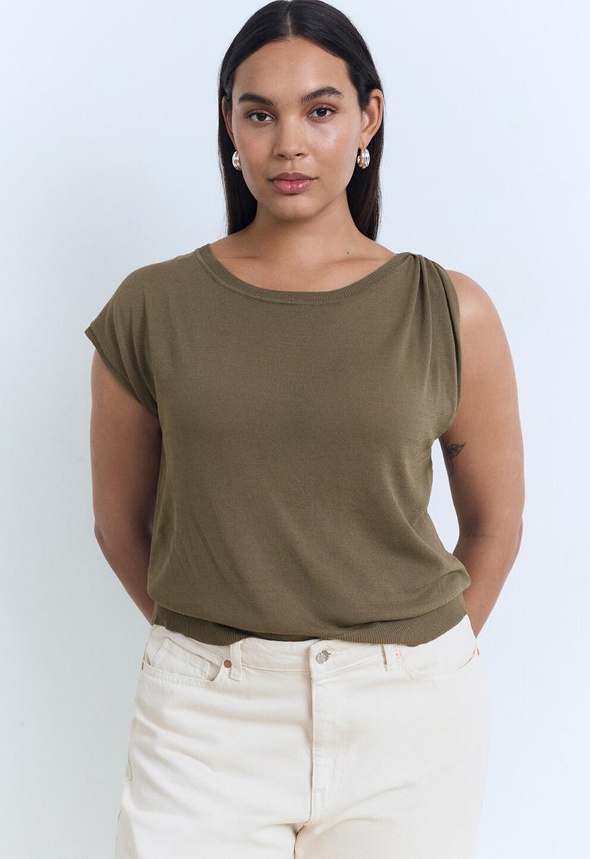 MANGO - Sweater Sophia - Medium Brown