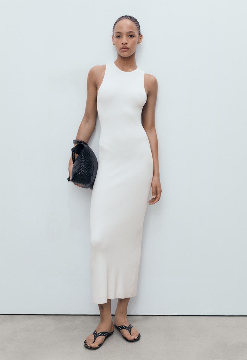 MANGO - Dress Perales - White