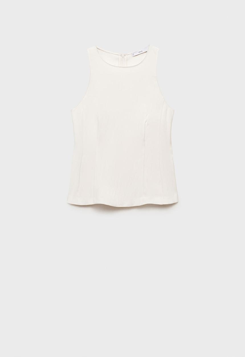 MANGO - Blouse Pepa - Natural