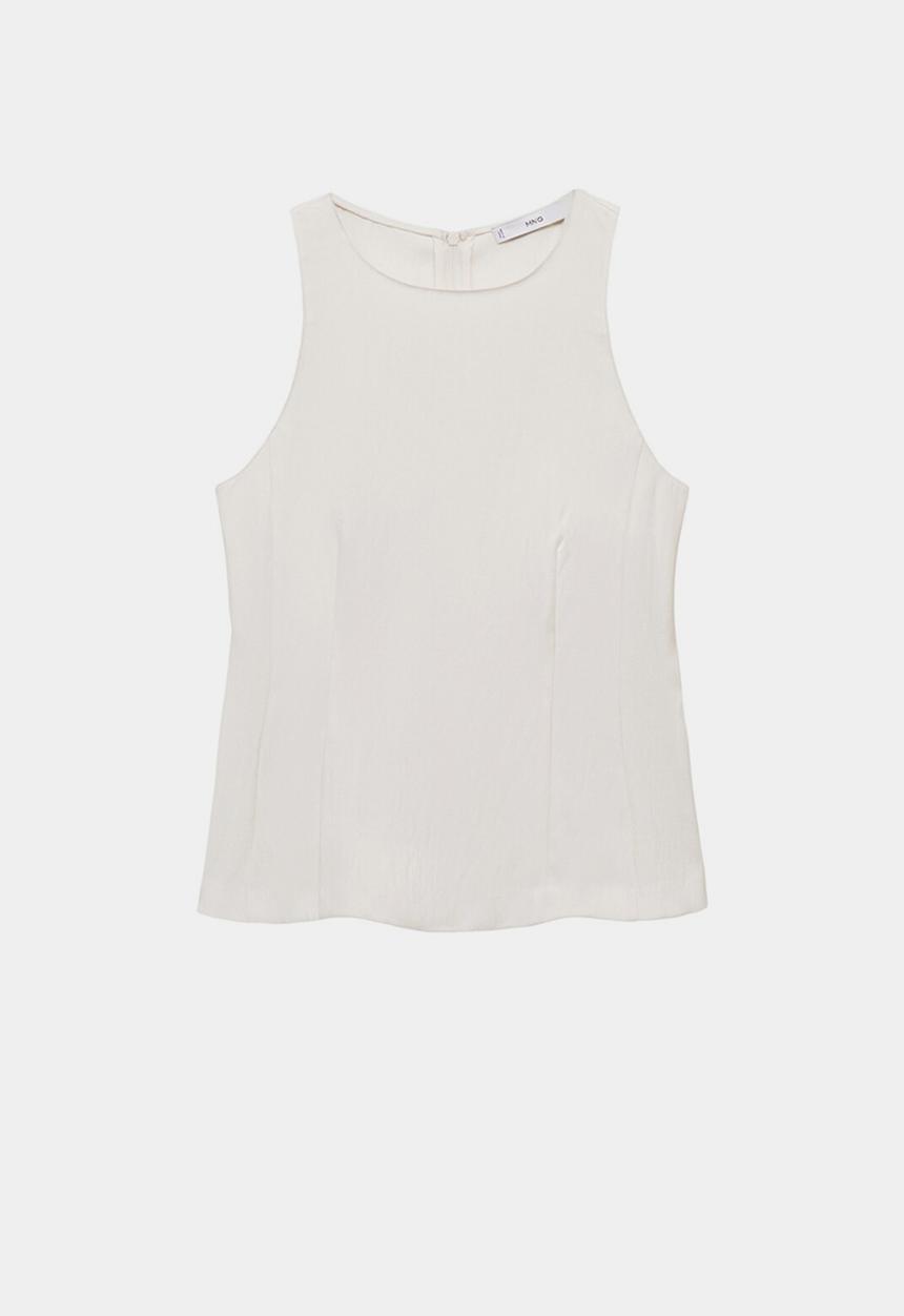 MANGO - Blouse Pepa - Natural