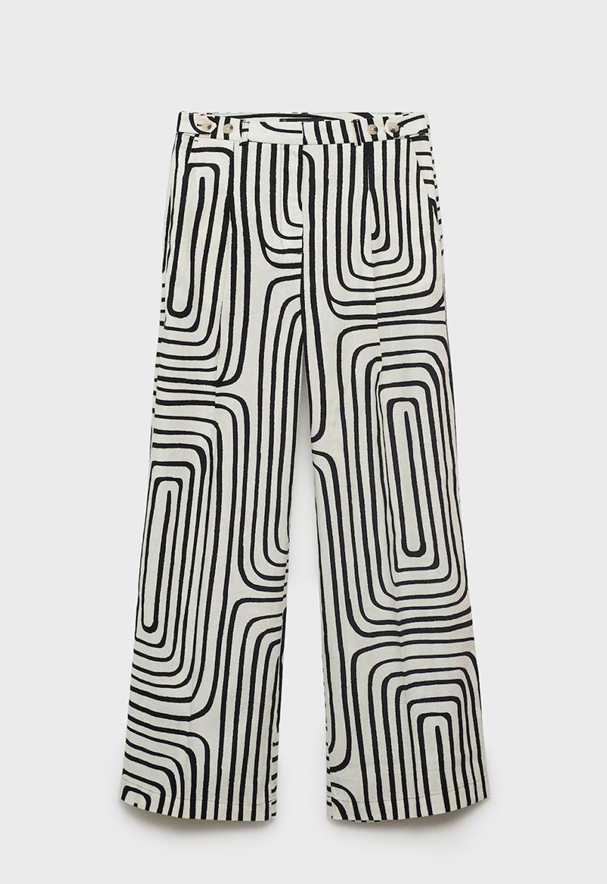 MANGO - Trousers Doty - Light Beige