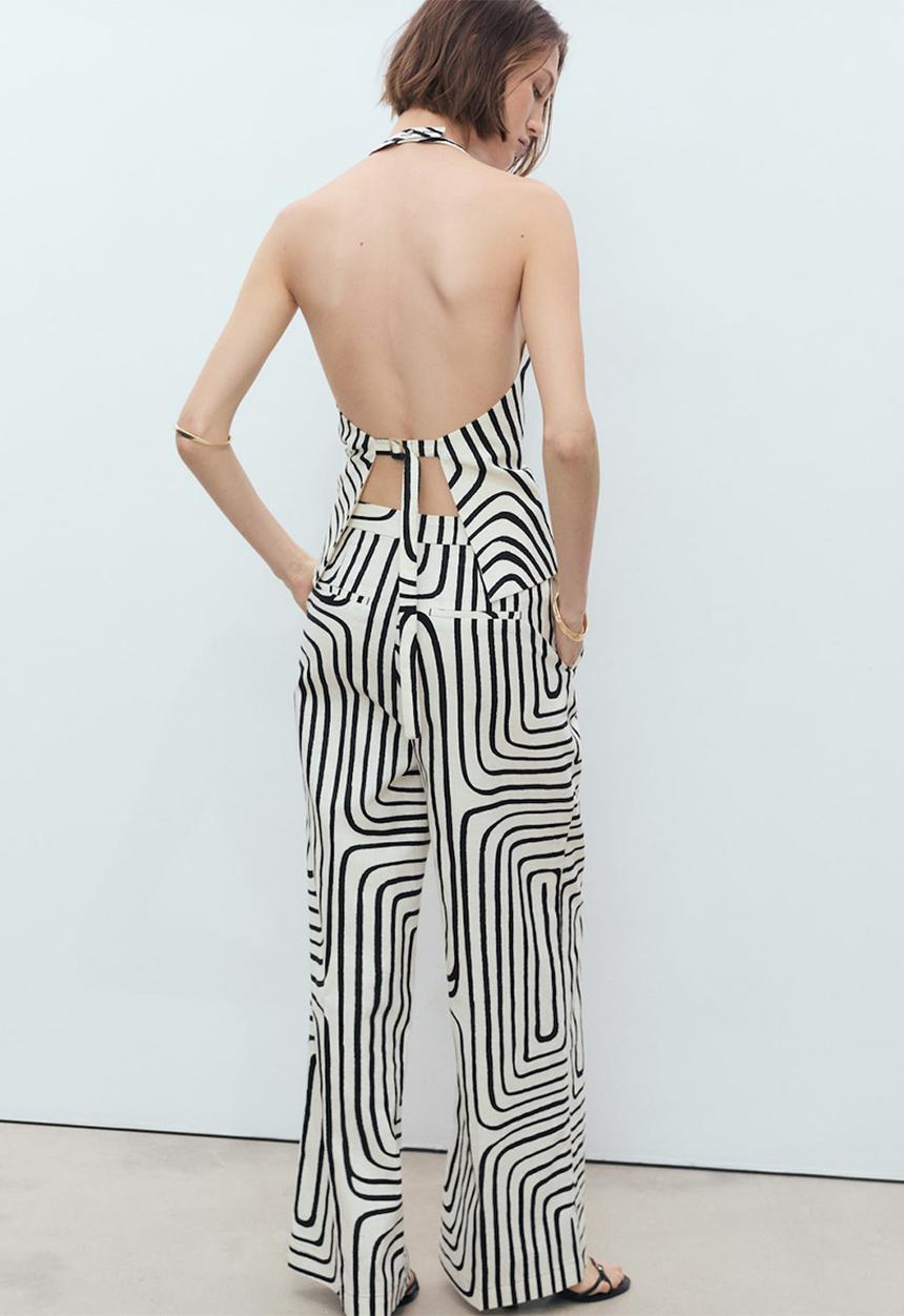 MANGO - Trousers Doty - Light Beige