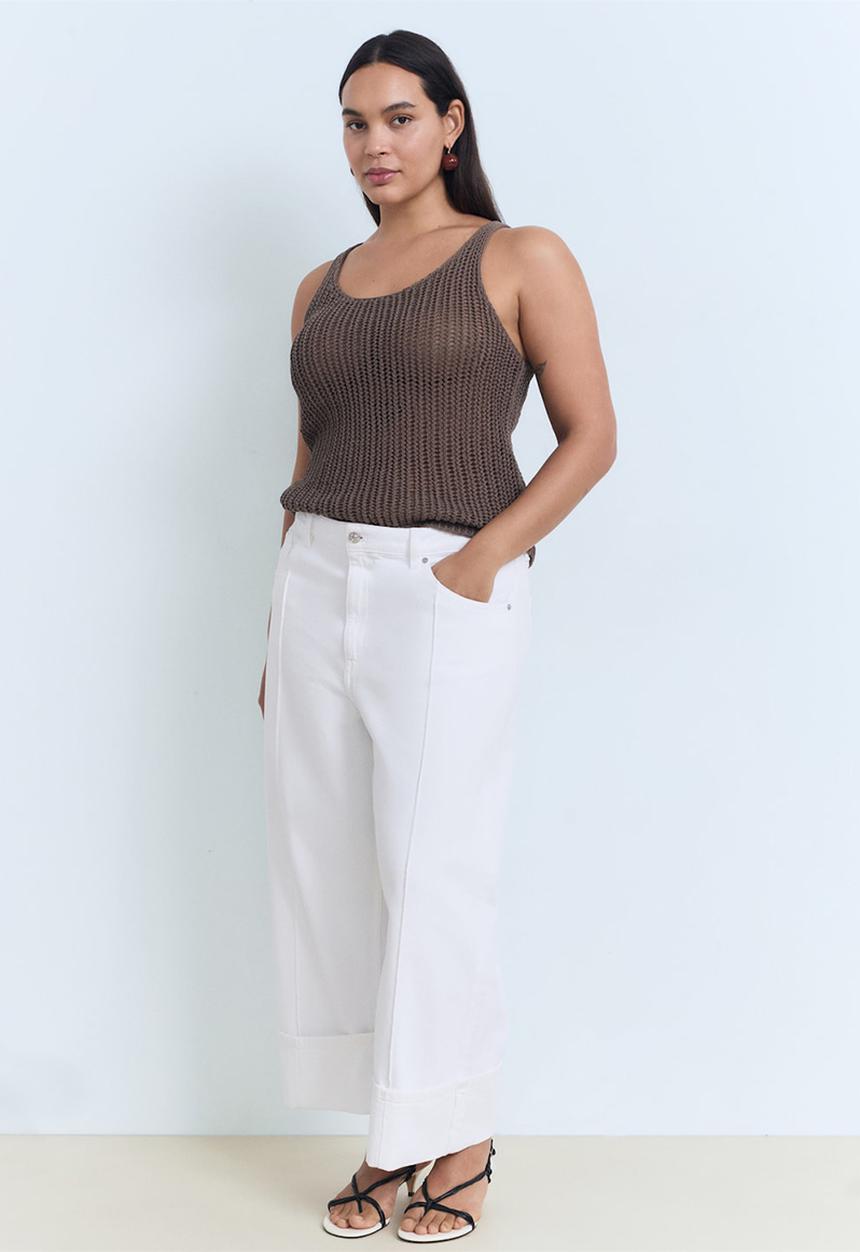 MANGO - Jeans Gala - White
