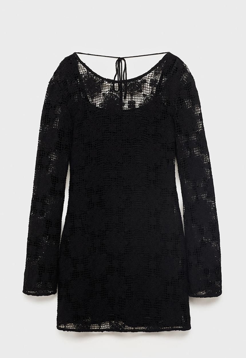 MANGO - Dress Cranky - Black
