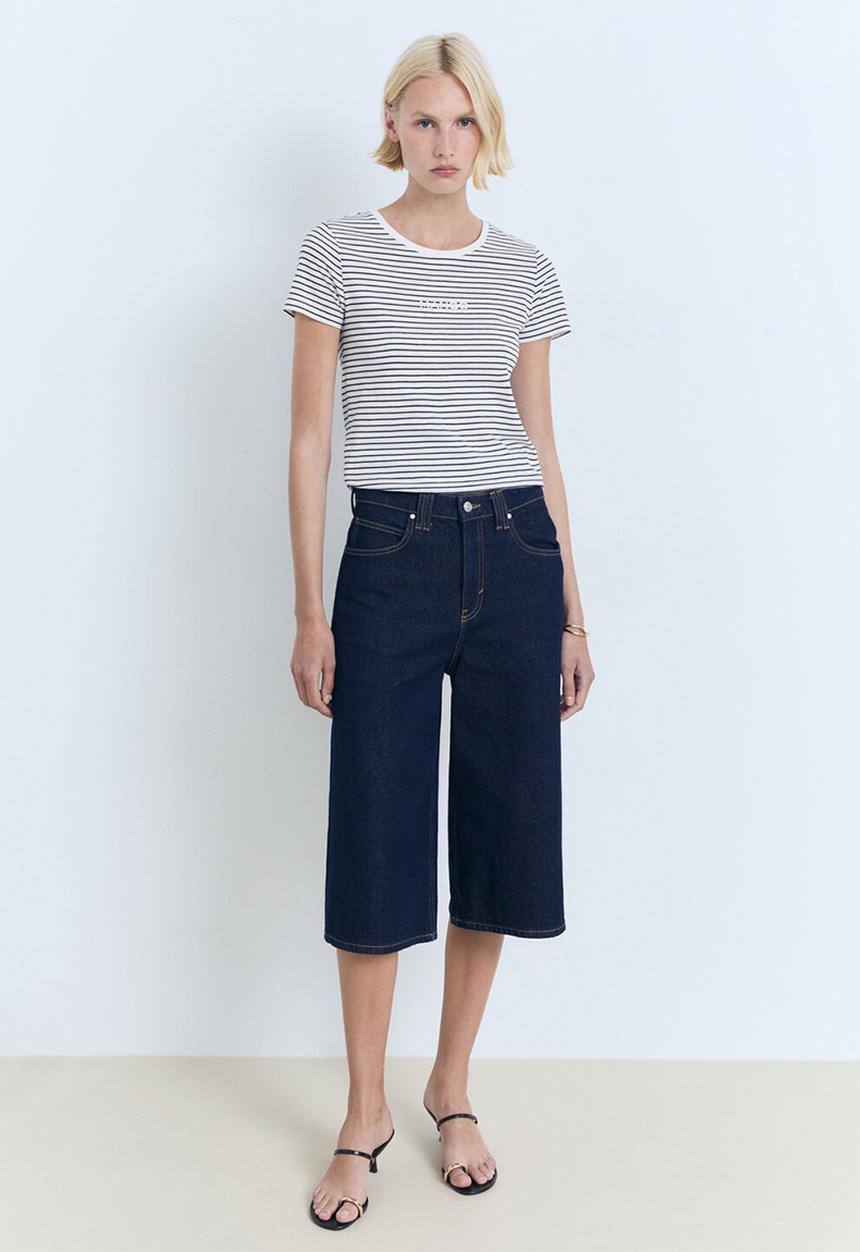 MANGO - T-Shirt Mangora - Navy