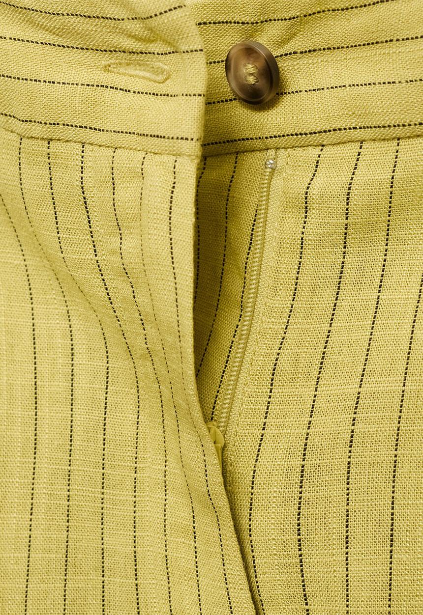 MANGO - Trousers Luca - Bright Yellow