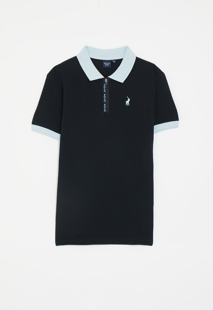 POLO - Boys dawson quarter zip ss golfer - navy