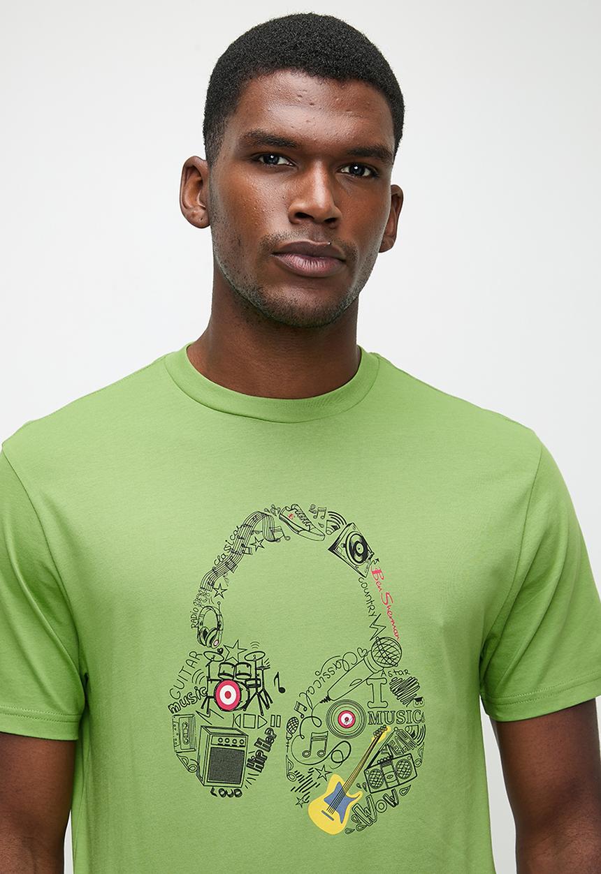 Ben Sherman - Typography Headphones - Piquant Green
