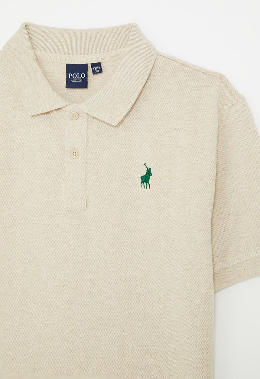 POLO - Boys austin ss golfer - stone