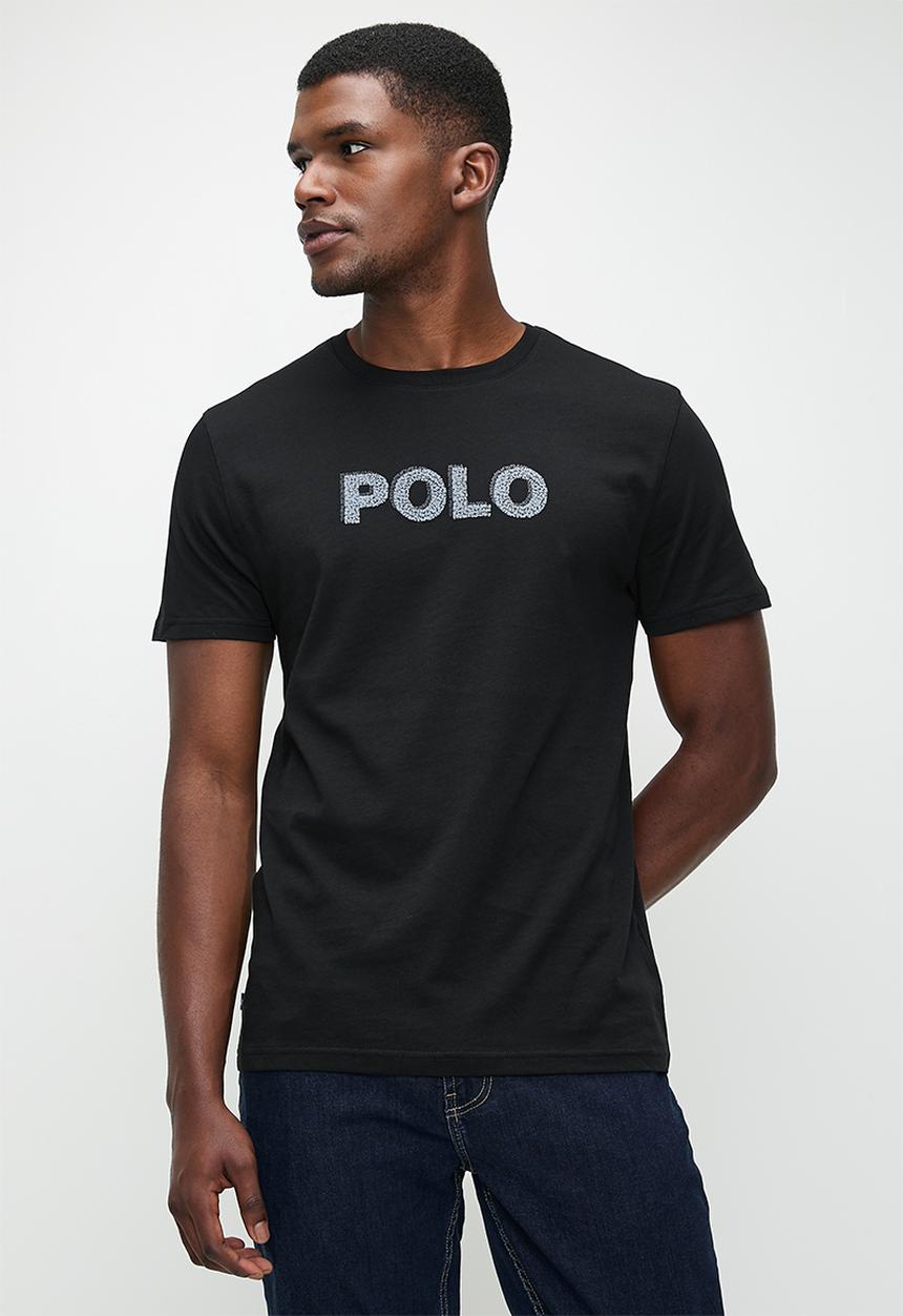 POLO - ENZO HD Logo Printed Ss T-Shirt - Black