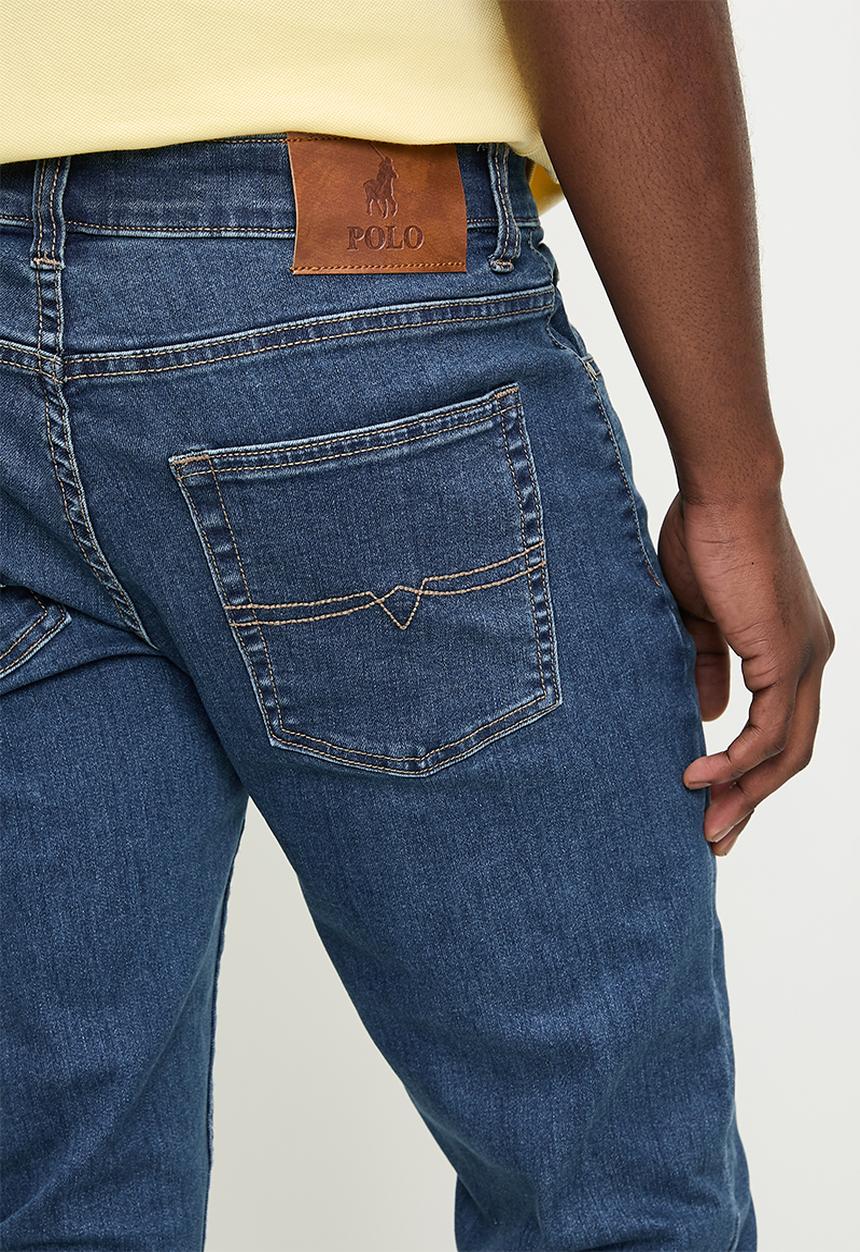 POLO - Peter slim leg jean - stone wash