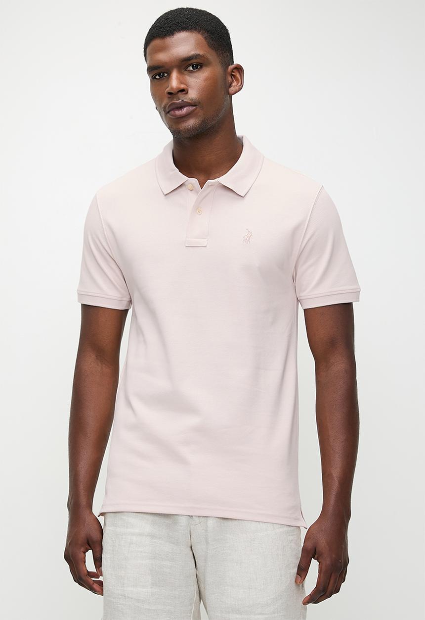 POLO - CARTER  Essential Pique Ss Golfer - Light Pink