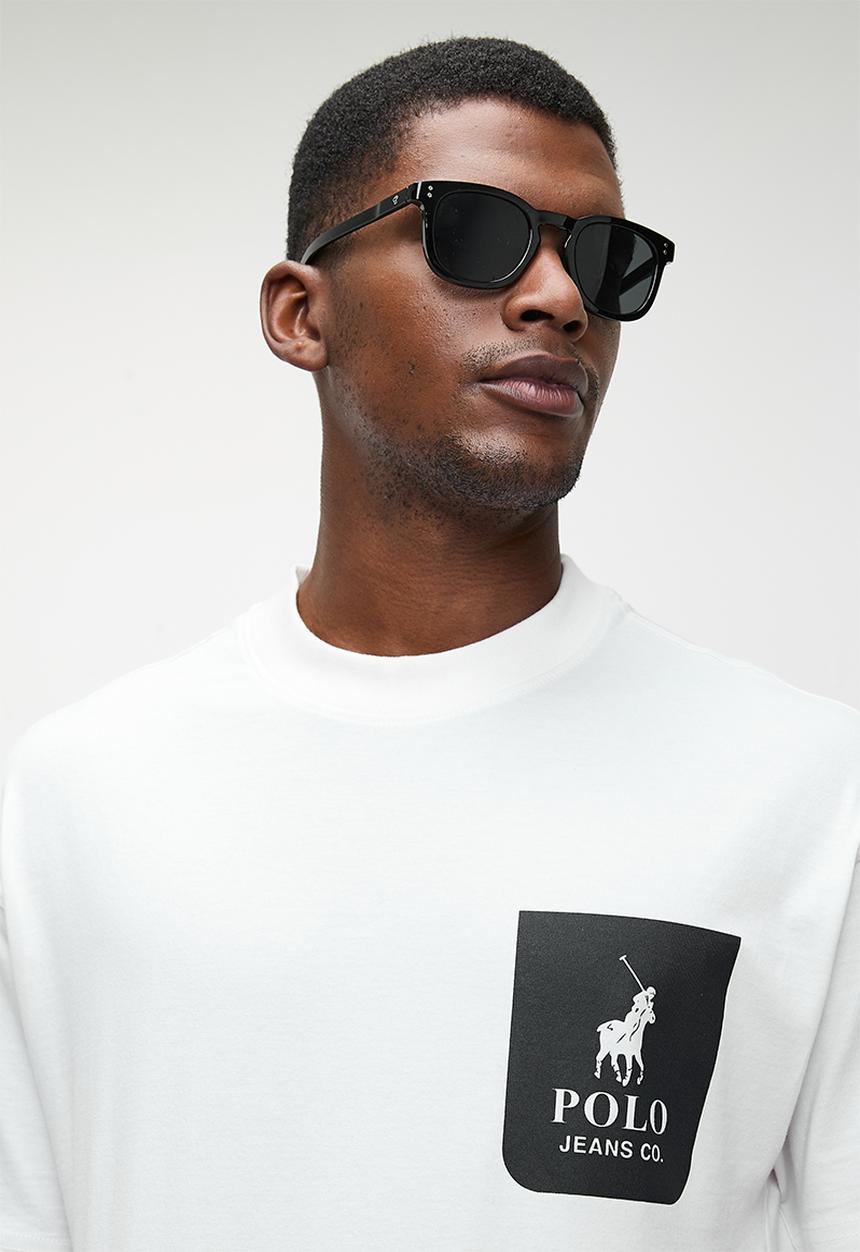 POLO - THEMBISA PJC Ss Pocket Logo Tee - Off White