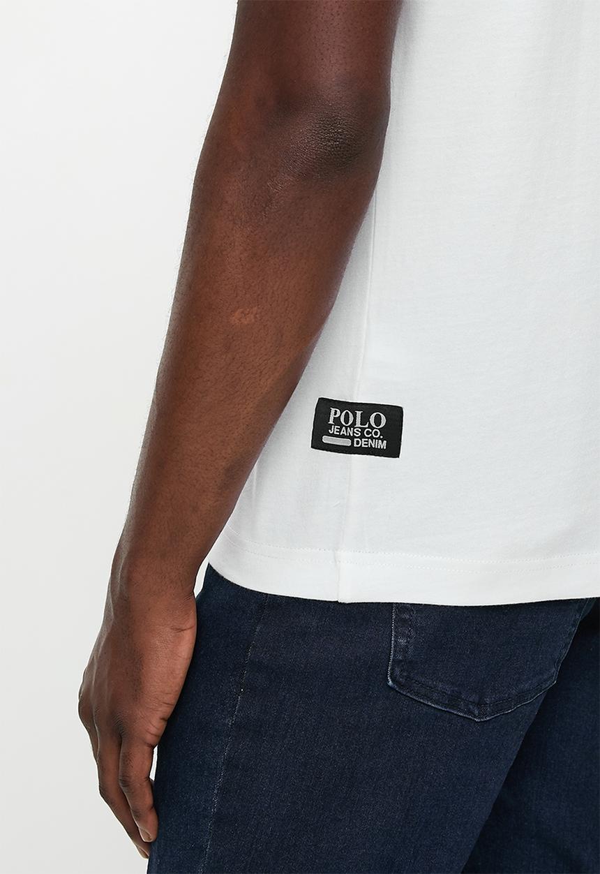 POLO - THEMBISA PJC Ss Pocket Logo Tee - Off White