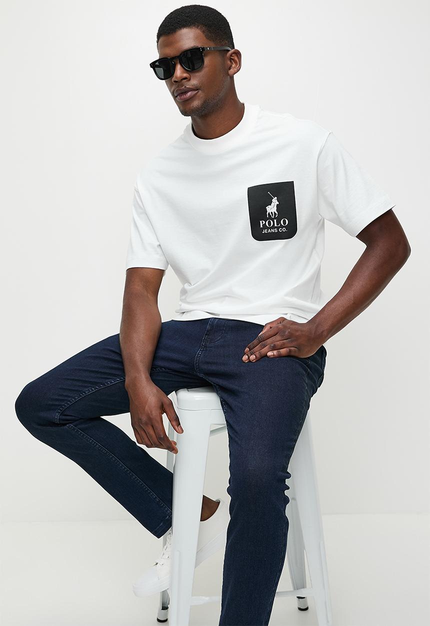POLO - THEMBISA PJC Ss Pocket Logo Tee - Off White