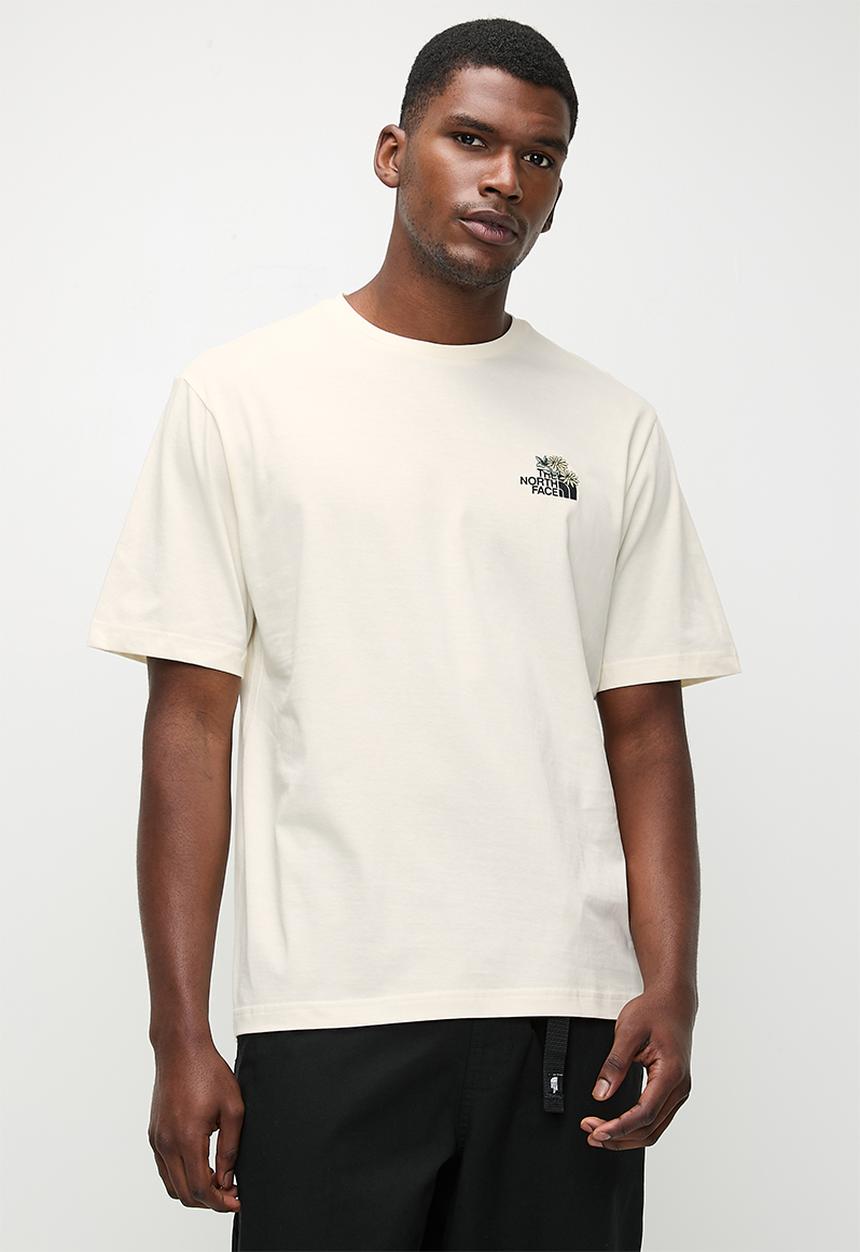 The North Face - Relaxed Flower Dome S/S Tee - Graphic - White Dune 