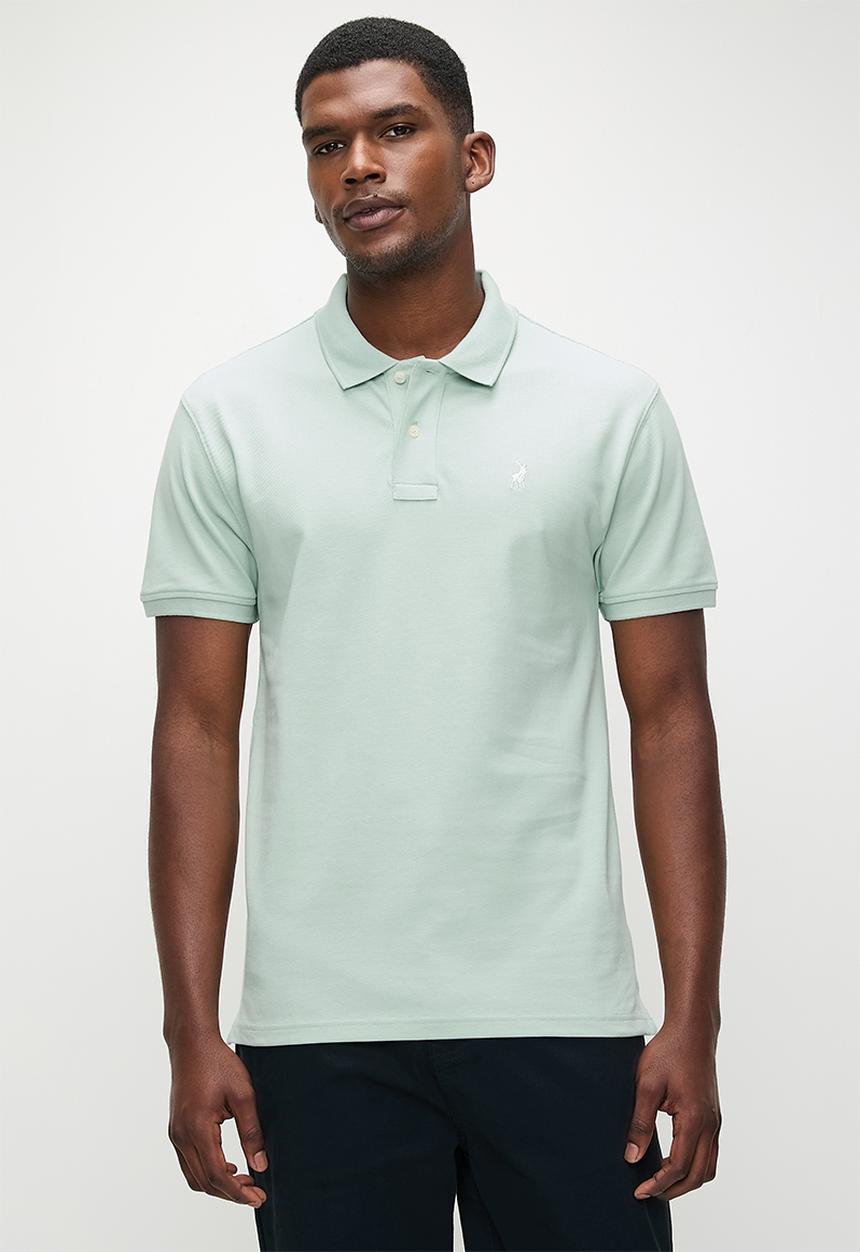POLO - CARTER  Essential Pique Ss Golfer - Aqua