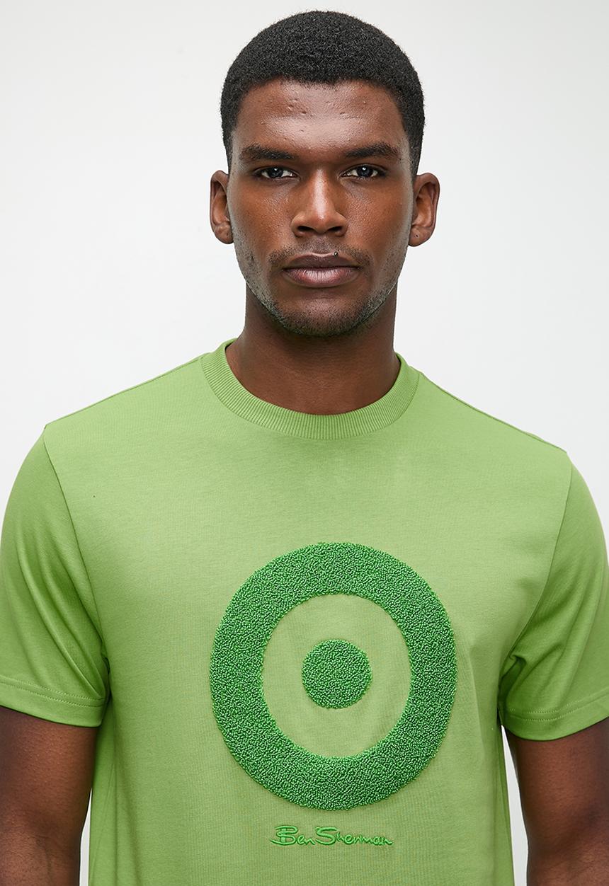 Ben Sherman - Target Towelling Applique Tee - Piquant Green