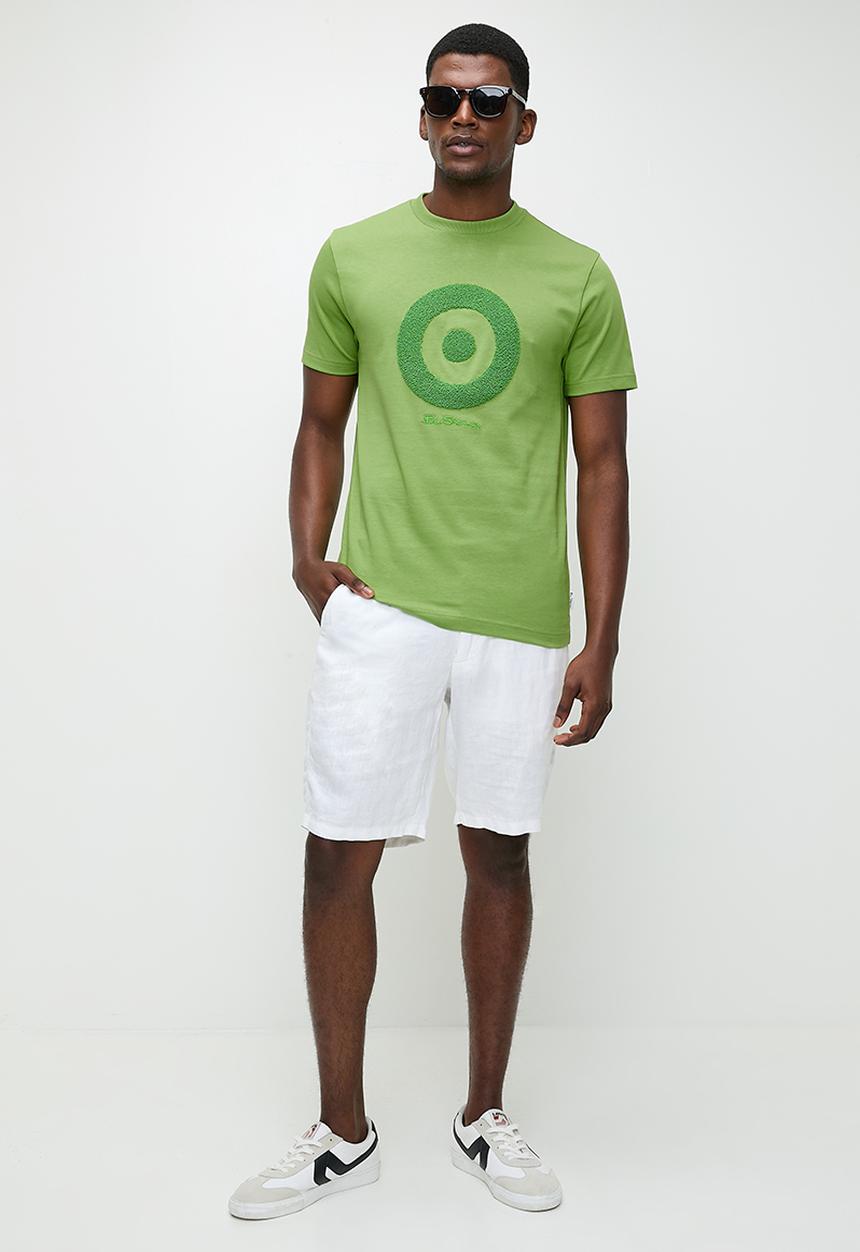 Ben Sherman - Target Towelling Applique Tee - Piquant Green