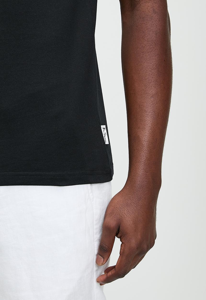 Ben Sherman - Tar Guitar Tee Shirt - Black
